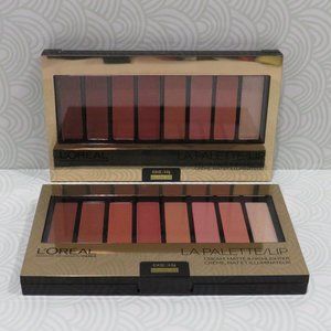L'OREAL💥LA PALETTE LIP CREAM MATTE AND HIGHLIGHTER 8 COLORS 2PCS💥